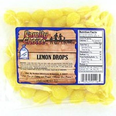 FAMILY CHOICE Lemon Drops Bag 9.5Oz 1106